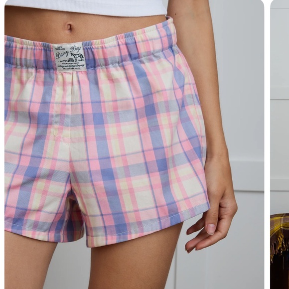 Dairy Boy Garden Bed Boxer Shorts - Country Check - Picture 1 of 2